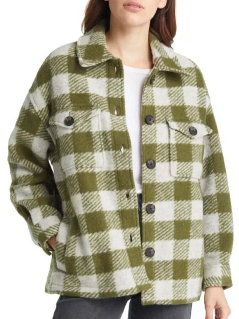All Saints Plaid Jacket - Size 0